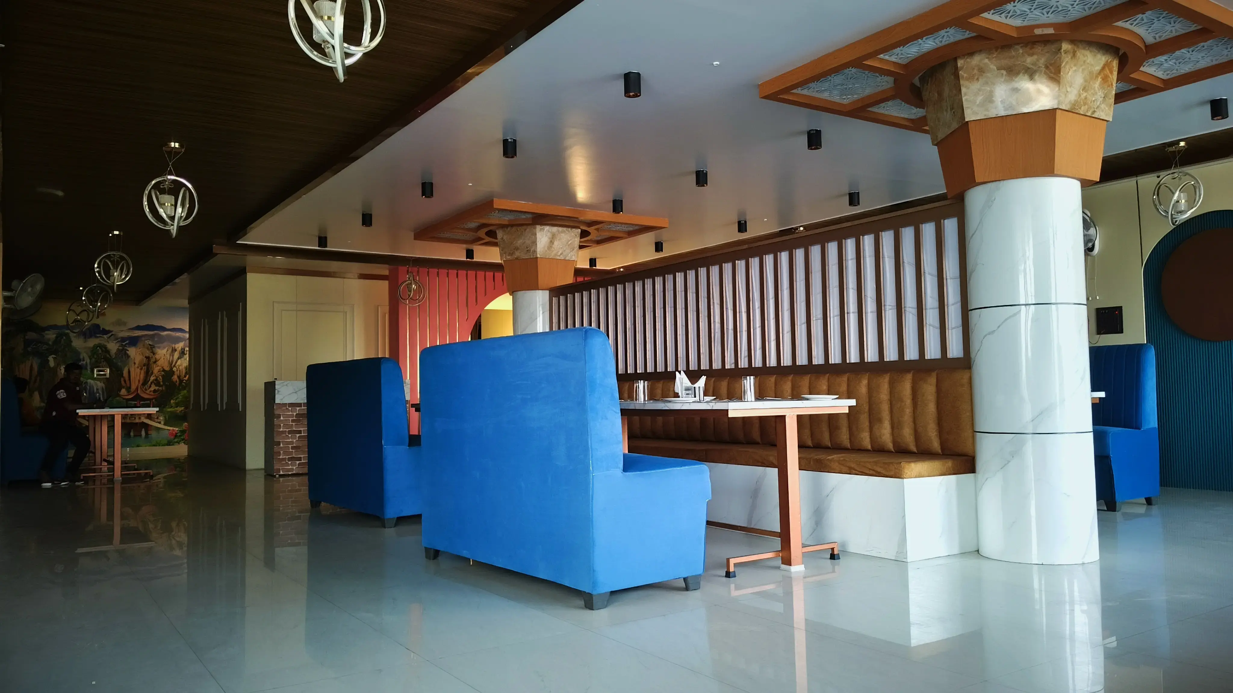 Luxury lobby and entrance of Crown Hotel Hazaribagh